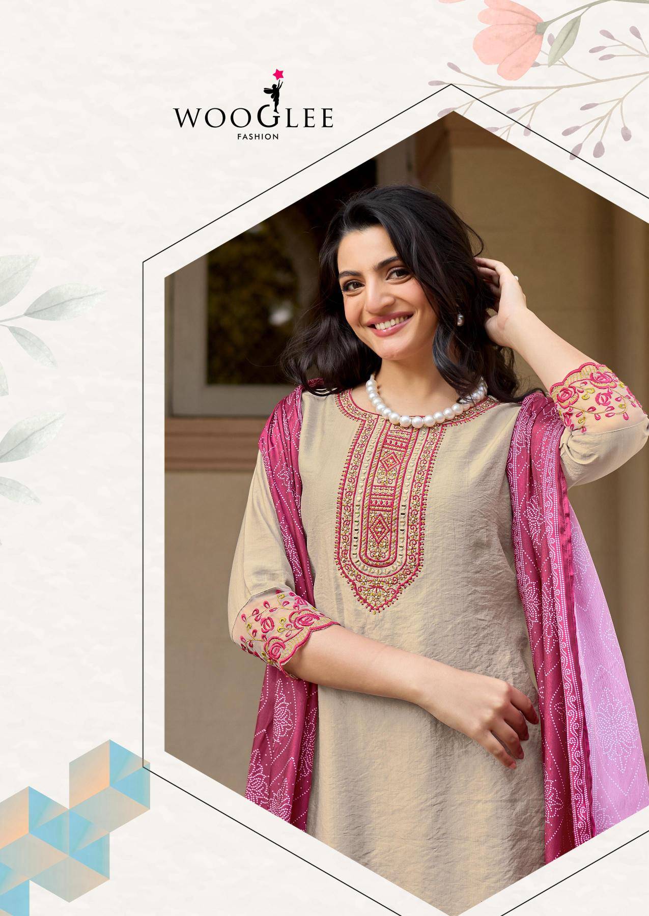 Wooglee sagaai vol 3 Designer wholesale kurtis in Surat